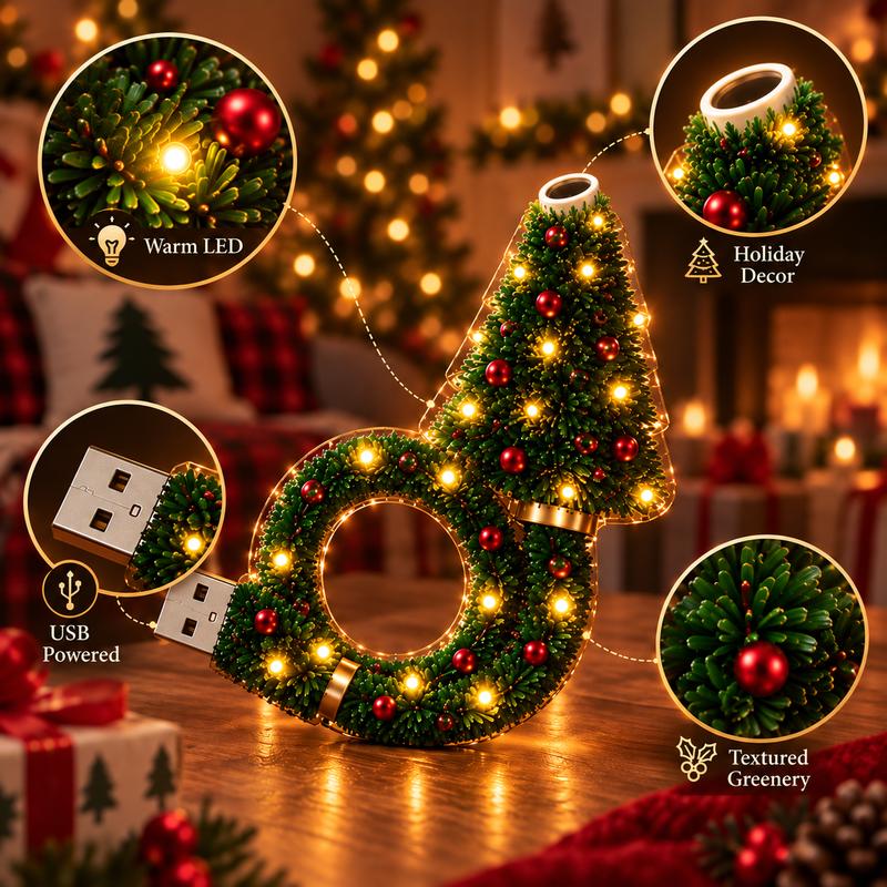 2026 New USB Plug-In Christmas Projector Night Light, 6+ Holiday Pattern Ceiling Lamp.